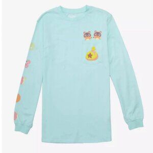 Cakeworthy Nintendo Animal Crossing Timmy & Tommy Pocket Long Sleeve T-Shirt